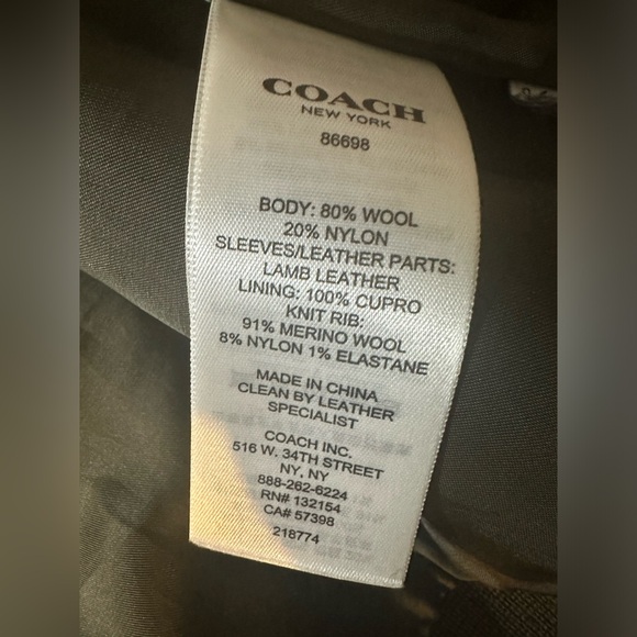 Coach bomber jacket - Picture 3 of 5